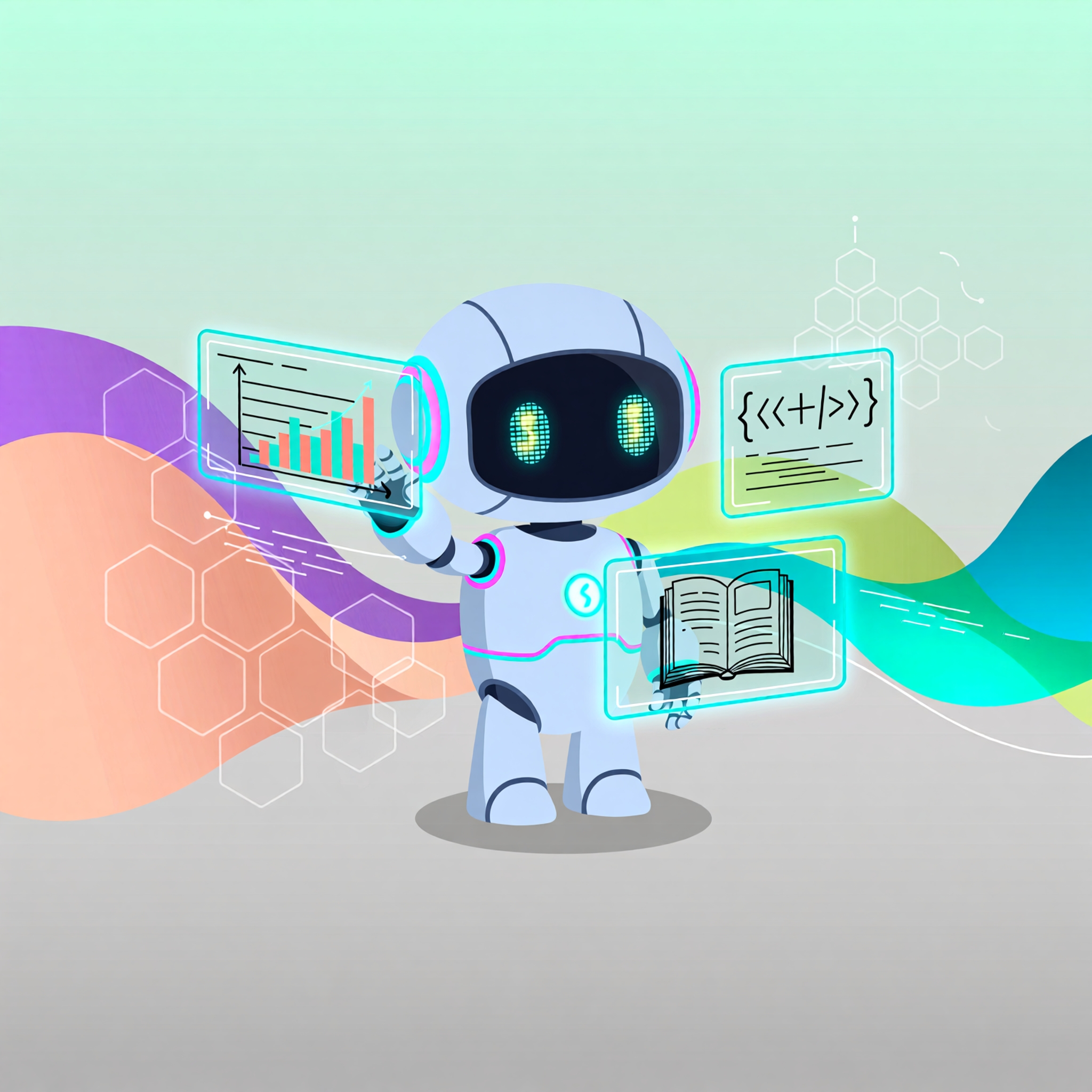 AI Learning Buddy Illustration